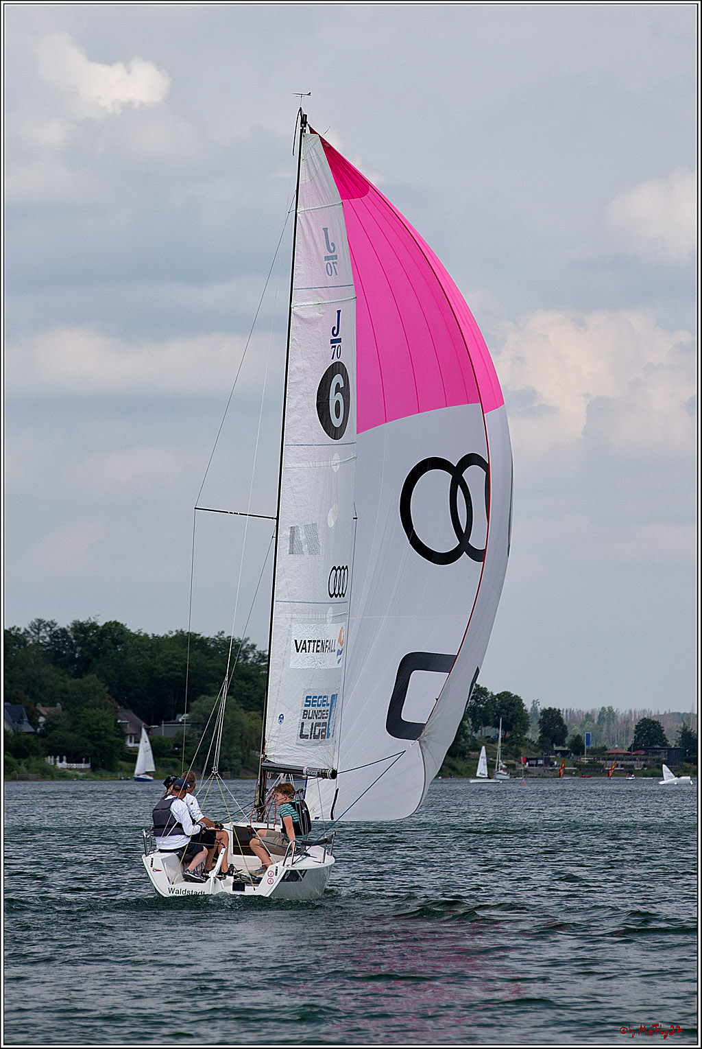 J70 - WOODLAND, 12.06.2021 Segelboot; Segeln; Woodland; Spinnaker; J70; Sorpesee; Sauerland